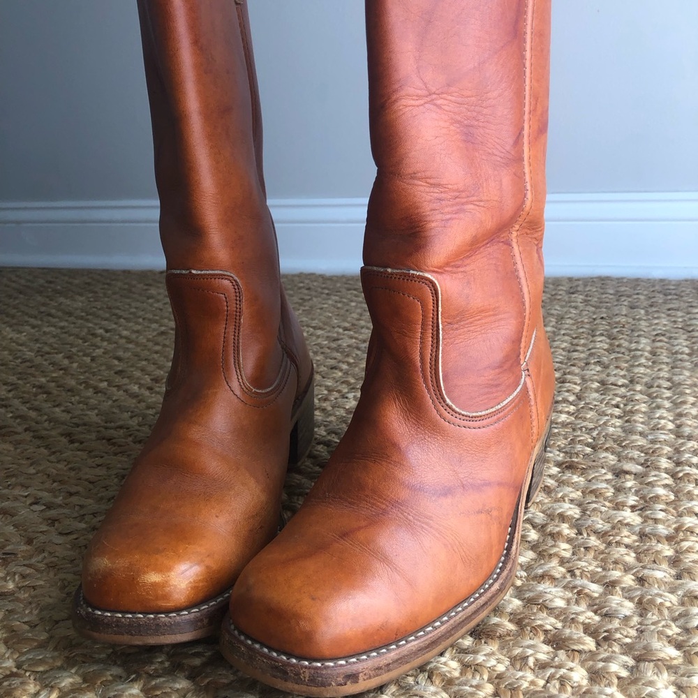 Vintage: Early 80s Campus Boot. Wild Country. Marbled Leather. Size 11